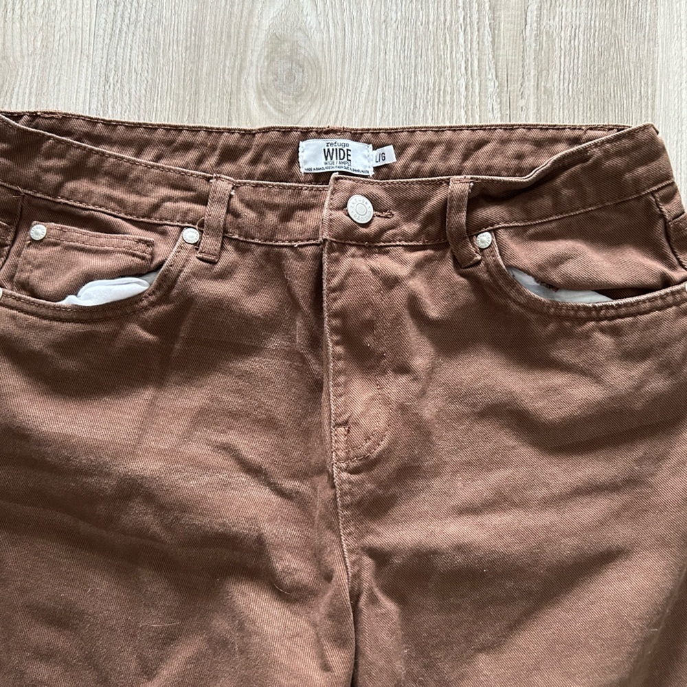 2 for 20$ 🐻🍂 Refuge wide leg brown jeans​ - Picture 3 of 10